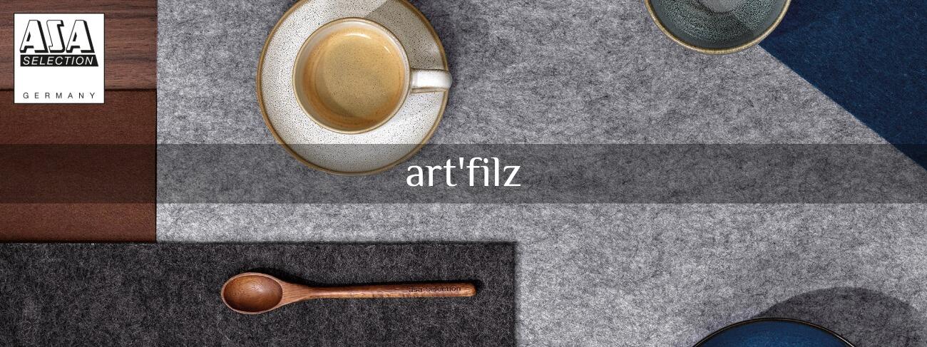 Produkte aus der art'filz Kollektion von Asa Selection.