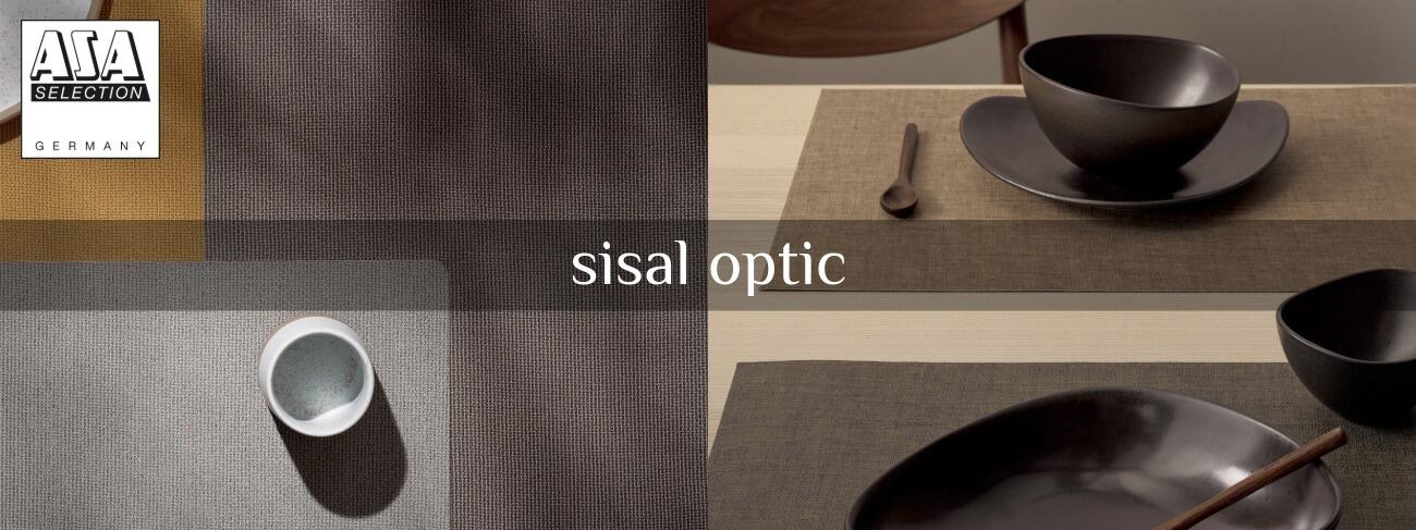 Tischsets aus sisal optic Serie von ASA Selection.