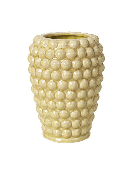 Broste Copenhagen Vase "Dotty" S, gelb