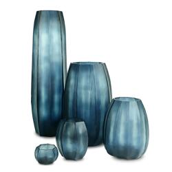 Guaxs Koonam Vase LIGHT STEELGREY/BLACK STEELGREY S