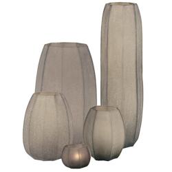 Guaxs Koonam Vase LIGHT STEELGREY/BLACK STEELGREY S