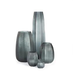 Guaxs Koonam Vase LIGHT STEELGREY/BLACK STEELGREY S