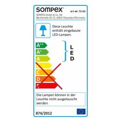 Sompex PINE T LED 3,2W SCHWARZ H50CM