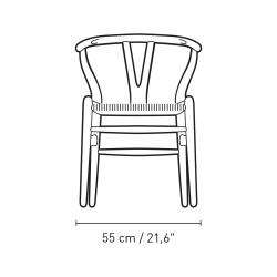 Carl Hansen & Søn Stuhl Wishbone Chair / Y-Chair CH24 Buche geölt Natur Geflecht