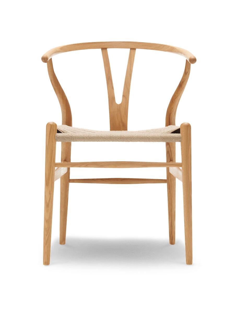 Carl Hansen & Søn Stuhl Wishbone Chair / Y Chair CH20 Eiche geölt Nat