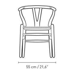 Carl Hansen & Søn Stuhl Wishbone Chair / Y-Chair CH24 Eiche geölt Natur Geflecht