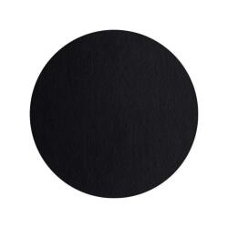 ASA Selection leather optic Tischset rund, schwarz schwarz matt