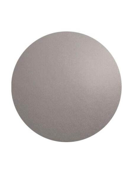 ASA Selection Tischset rund, cement, Ø 38 cm, Lederoptik