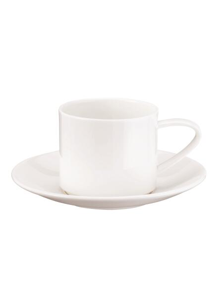 ASA Selection à table Tasse mit Unterer, stapelbar weiß glänzend