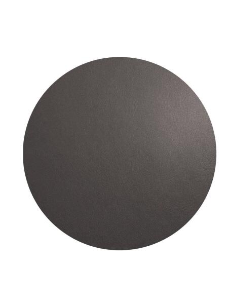 ASA Tischset leather otpic fine basalt, Lederoptik, Ø 38 cm
