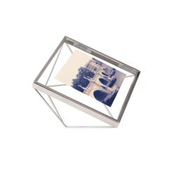Umbra Bilderrahmen Prisma silber für 10 x 10 cm Foto
