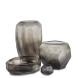 Guaxs Cubistic Vase Round Smokegrey/Grey