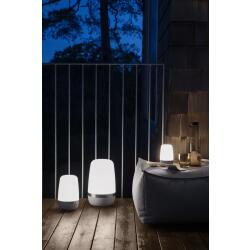 Blomus LED Outdoor Leuchte -SPIRIT- Platinum Gray Größe XL