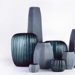 Guaxs Vase Koonam XL Dark Grey D=20cm H=40cm