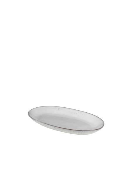 Broste Copenhagen Nordic Sand ovale Servierplatte 30 x 18 cm