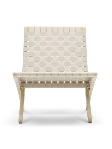 Carl Hansen - MG501 Cuba Chair, Eiche geseift, FSC®-Mix 70%  Baumwollgurte natur