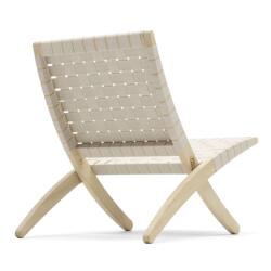Carl Hansen - MG501 Cuba Chair, Eiche geseift, FSC®-Mix 70%  Baumwollgurte natur