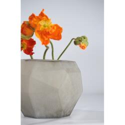 Guaxs Cubistic Vase Round Smokegrey