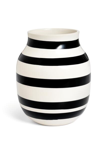 Kähler Omaggio Vase H20 cm schwarz (11962)