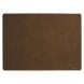 ASA Selection soft leather placemats Tischset, dark sepia braun