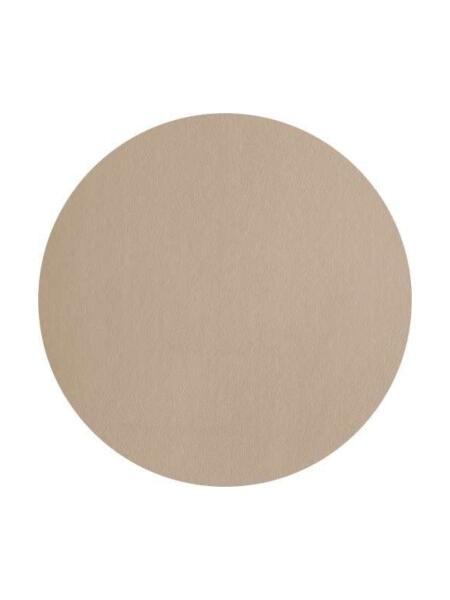 ASA Selection leather optic Tischset rund, stone beige