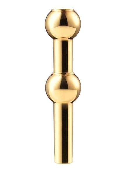 STOFF Nagel Vase Brass