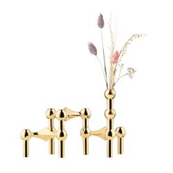 STOFF Nagel Vase Brass
