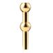 STOFF Nagel Vase Brass