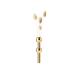 STOFF Nagel Vase Brass