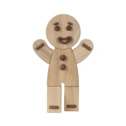 Boyhood Gingerbread Man Holzfigur, Eiche, Klein