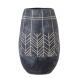 Bloomingville Mahi Deko-Vase, Schwarz, Keramik
