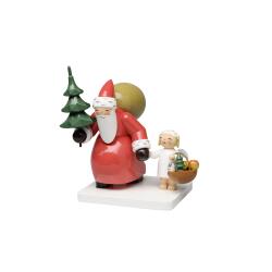Wendt & Kühn Weihnachtsmann mit Baum und Engel