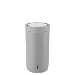 Stelton To Go Click to go Becher 0.2 l. soft light grey