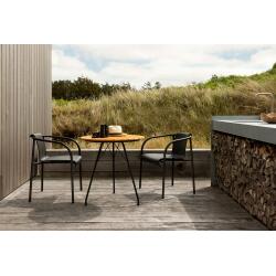 Houe NAMI Dining chair mit Armlehnen Olive green