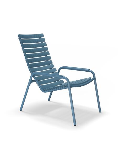 Houe ReCLIPS Lounge chair mit Aluminiumarmlehnen