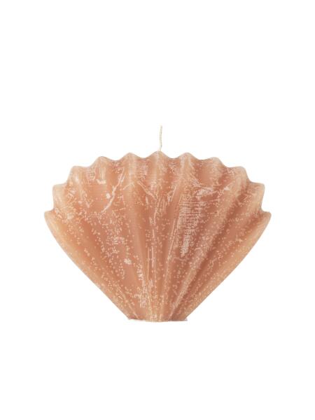 Broste Copenhagen Seashell Mussel Skulptur-Kerze Dusty Peach