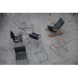 Houe CLICK Dining Chair ohne Armlehnen 4er Set Dusty light blue