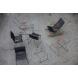 Houe CLICK Dining Chair ohne Armlehnen 4er Set Pigeon blue