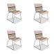 Houe CLICK Dining Chair ohne Armlehnen 4er Set Multi Color 1