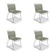 Houe CLICK Dining Chair ohne Armlehnen 4er Set Olive green
