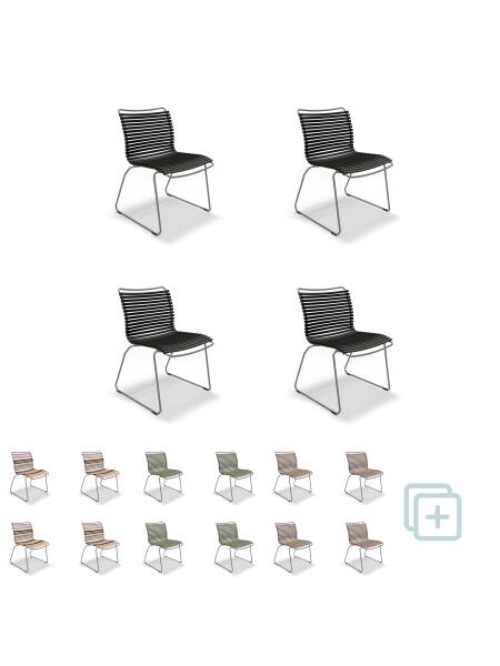 Houe CLICK Dining Chair ohne Armlehnen 4er Set