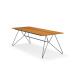 Houe Set aus SKETCH Dining Table 220cm und 4x Click Dining Chair ohne Armlehnen Dusty Green