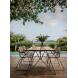 Houe Set aus SKETCH Dining Table 220cm und 4x Click Dining Chair ohne Armlehnen Dusty Green