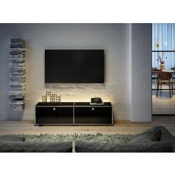 USM Haller E TV/Hi-Fi-Möbel mit dimmbarem Licht
