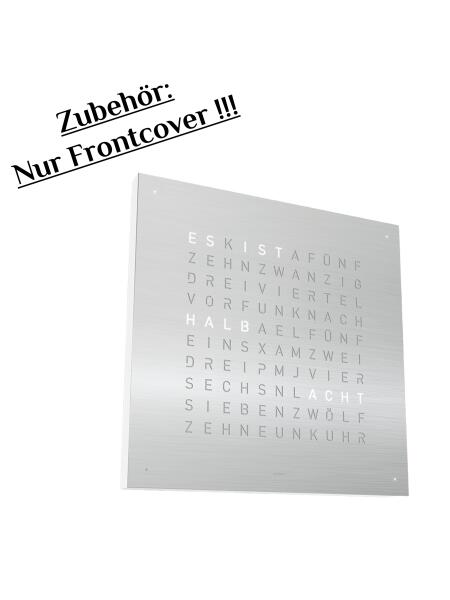 Frontcover für  QLOCKTWO Earth 45 KEINE UHR Steel Series Stainless Steel Deutsch