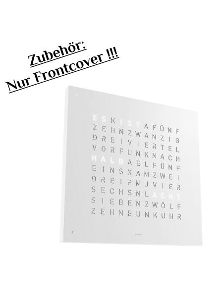 Frontcover für  QLOCKTWO Earth 45 KEINE UHR Steel Series White Pepper Deutsch