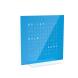 QLOCKTWO Earth 13.5 Pure Edition Blue Candy Deutsch