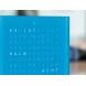 QLOCKTWO Earth 13.5 Pure Edition Blue Candy Deutsch