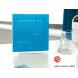 QLOCKTWO Earth 13.5 Pure Edition Blue Candy Deutsch
