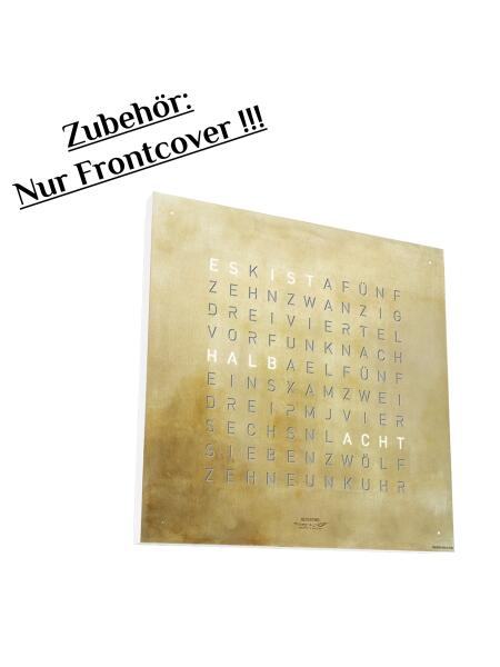 Frontcover für  QLOCKTWO Earth 45 KEINE UHR Creator´s Edition Silver & Gold Deutsch